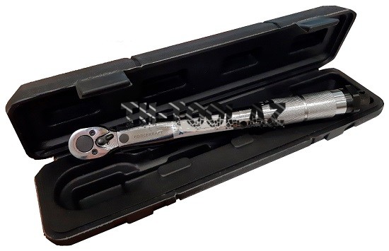 Ключ динамометрический щелчкового типа 70-350Нм, 1/2",в пластиковом футляре