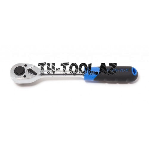 Трещотка реверсивная 1/2"L-260мм с резиновой ручкой (72зуб)